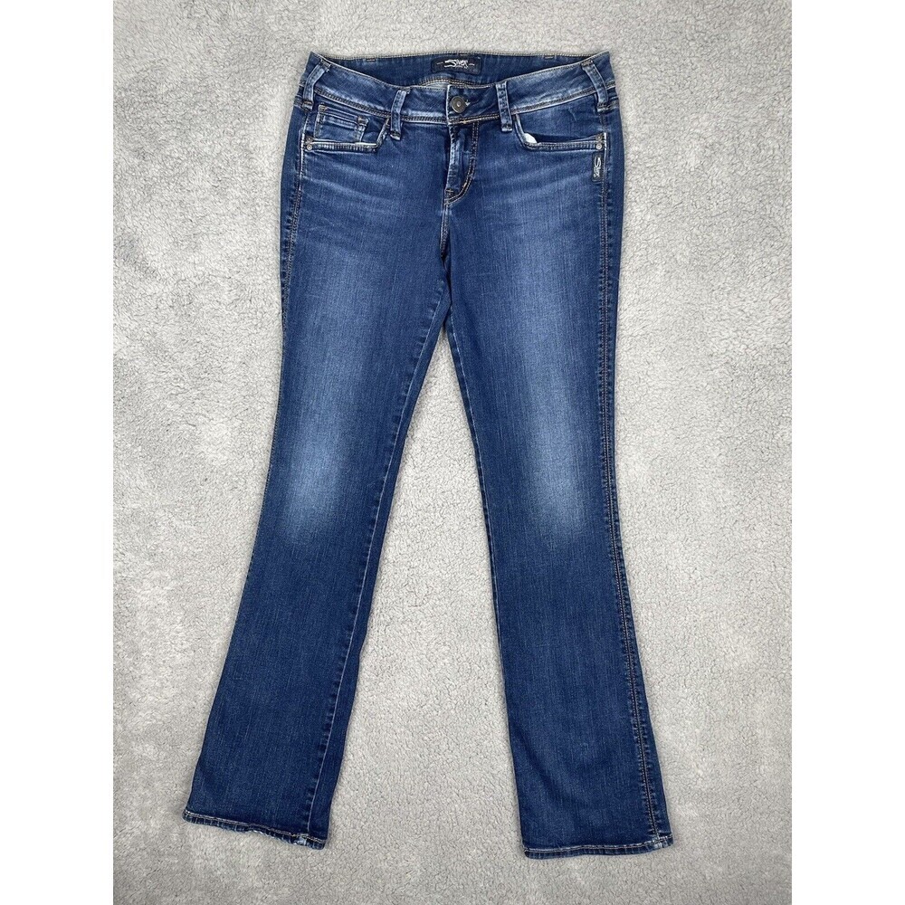 Silver Jeans Womens Size W30/L33 Suki Slim Bootcut Boot Denim Mid Rise Pants
